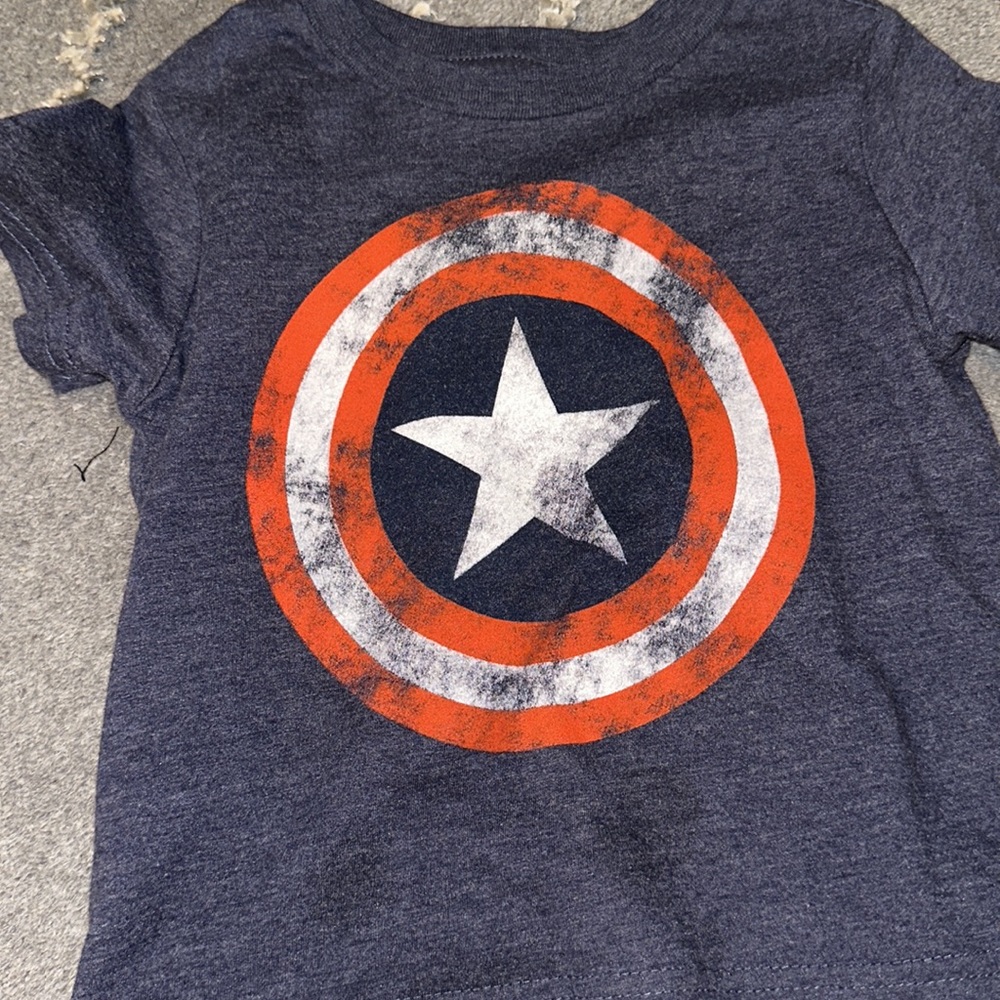 MARVEL CAPTAIN AMERICA T-SHIRT SHORTSLEEVE. - BUNDLE AND SAVE - Picture 3 of 6